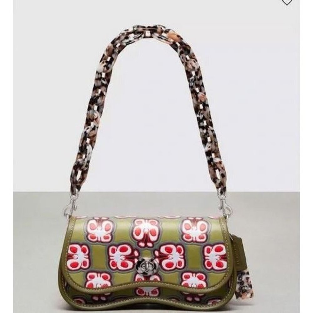 Coach Butterfly Print Wavy Coachtopia Bag New w/ Tags